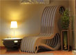 Ecodesign Collection Giorgio Caporasoat Biologic Bar: cardboard furniture
