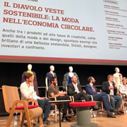 Debate: The Devil Wears Sustainable: Fashion in the Circular Economy. Giorgio Caporaso participated as an ecodesigner