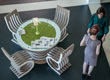 mood @ moom: Tavolo Clessidra e Twist Chair design Giorgio Caporaso per Lessmore