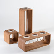 To Be - wood vases, design by Giorgio Caporaso for Lessmore