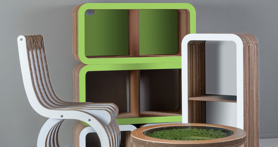 Green: gli arredi della Ecodesign Collection Lessmore interpretano le nuove 
tendenze colore